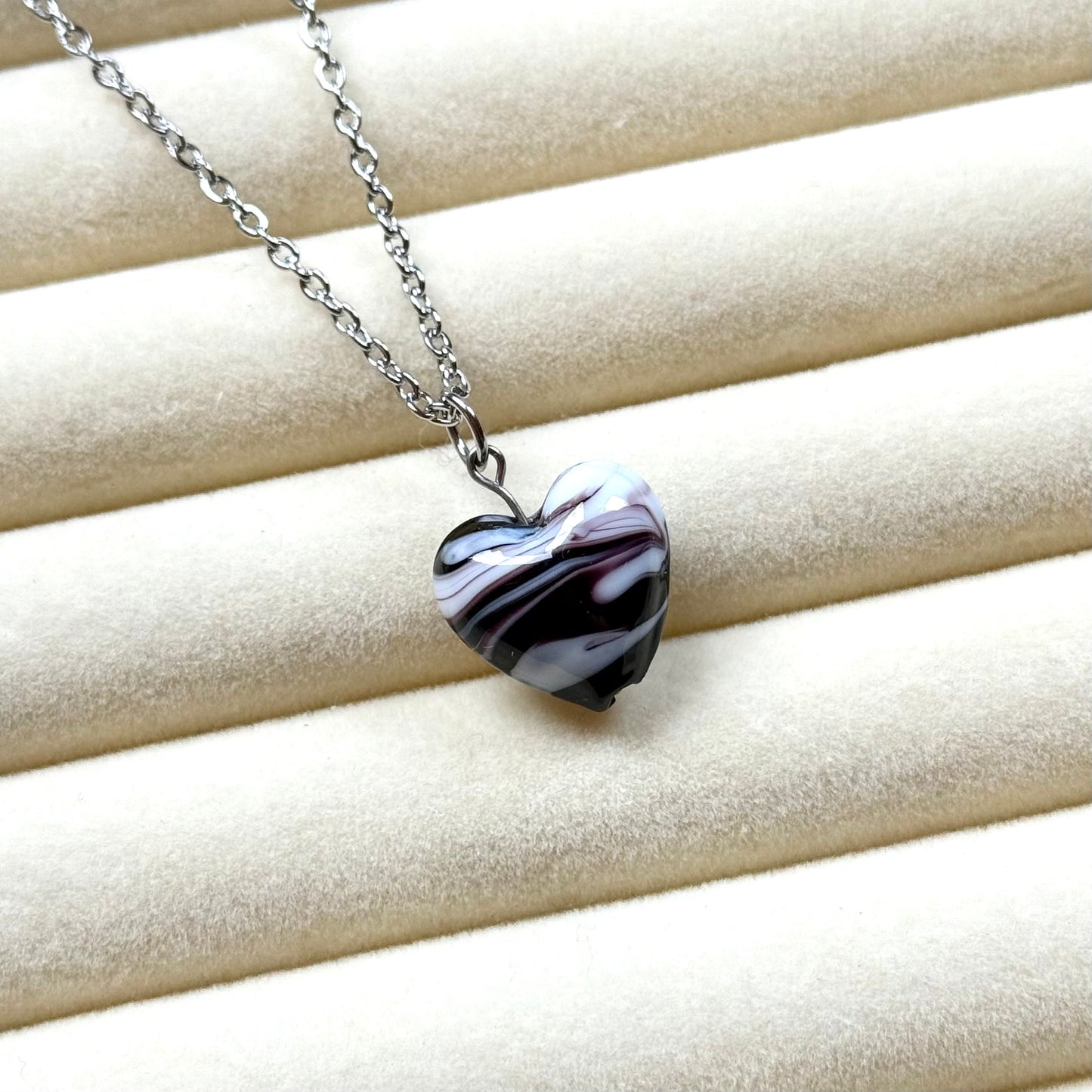 Purple Heart Necklace
