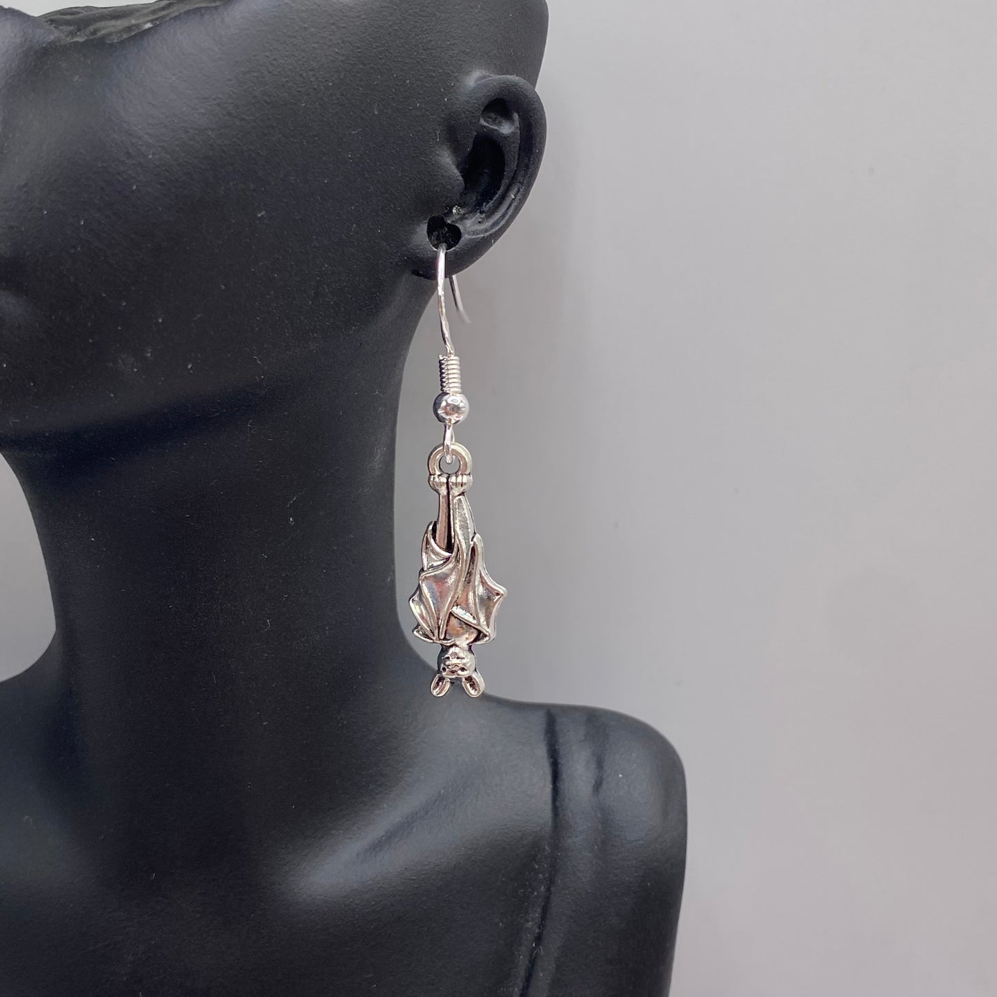 Hanging Bat Earrings