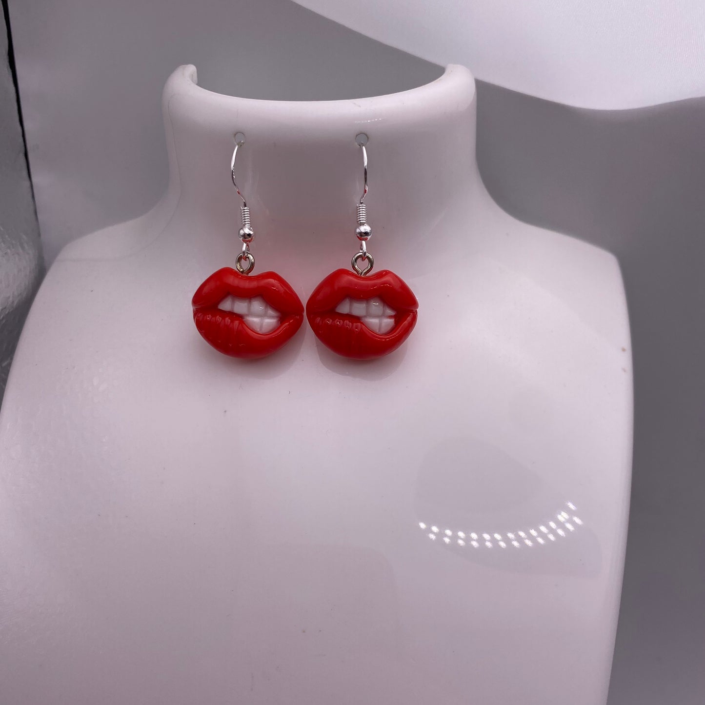 Biting Lips Earrings