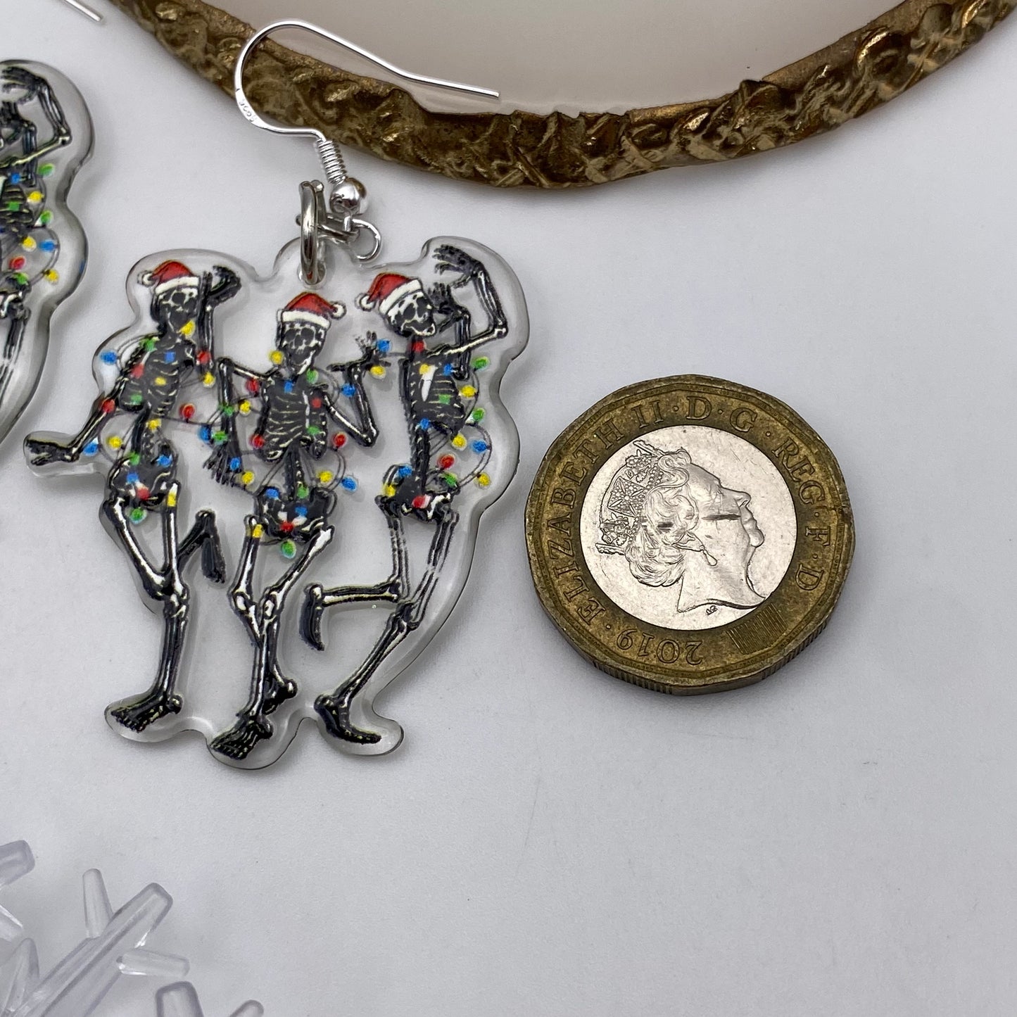 Christmas Skeleton Earrings