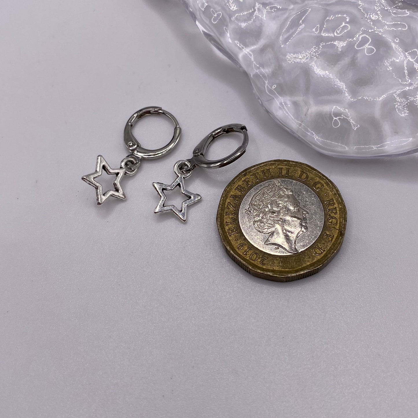 Star Huggie Hoop Earrings