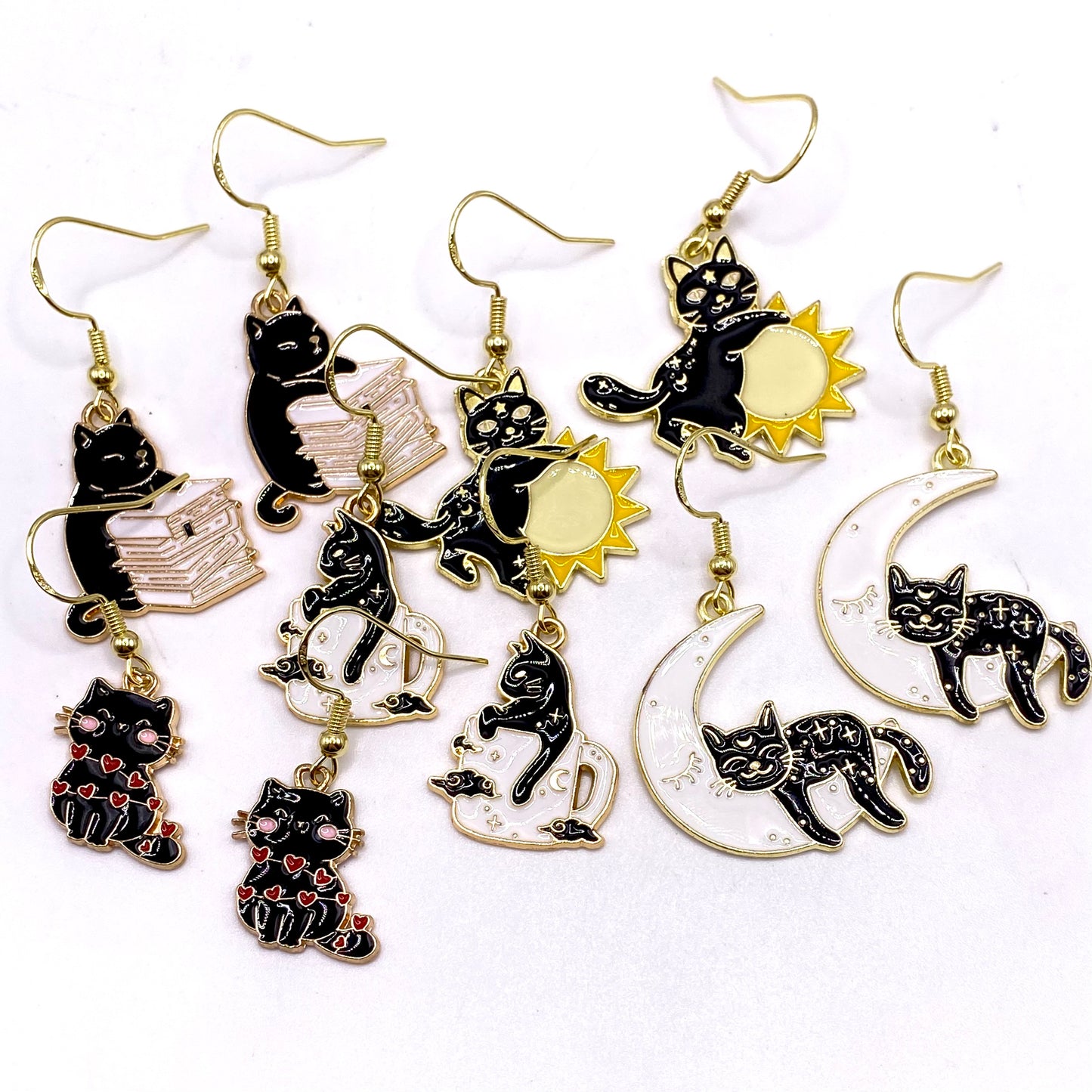Self Care Cats Earrings