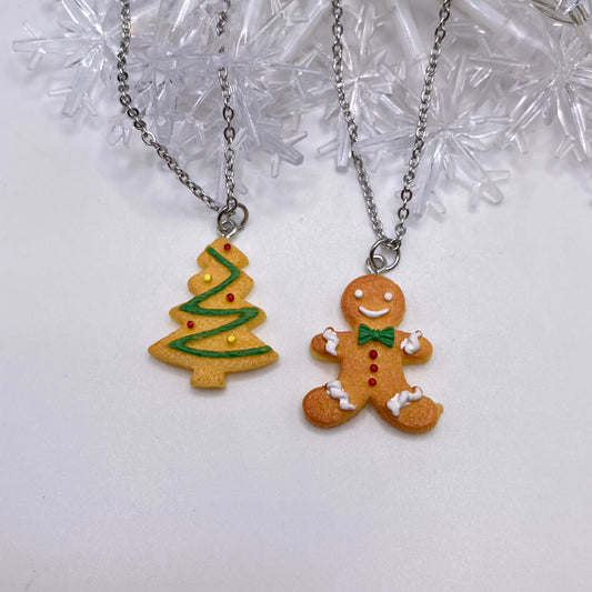 Gingerbread Tree Necklace