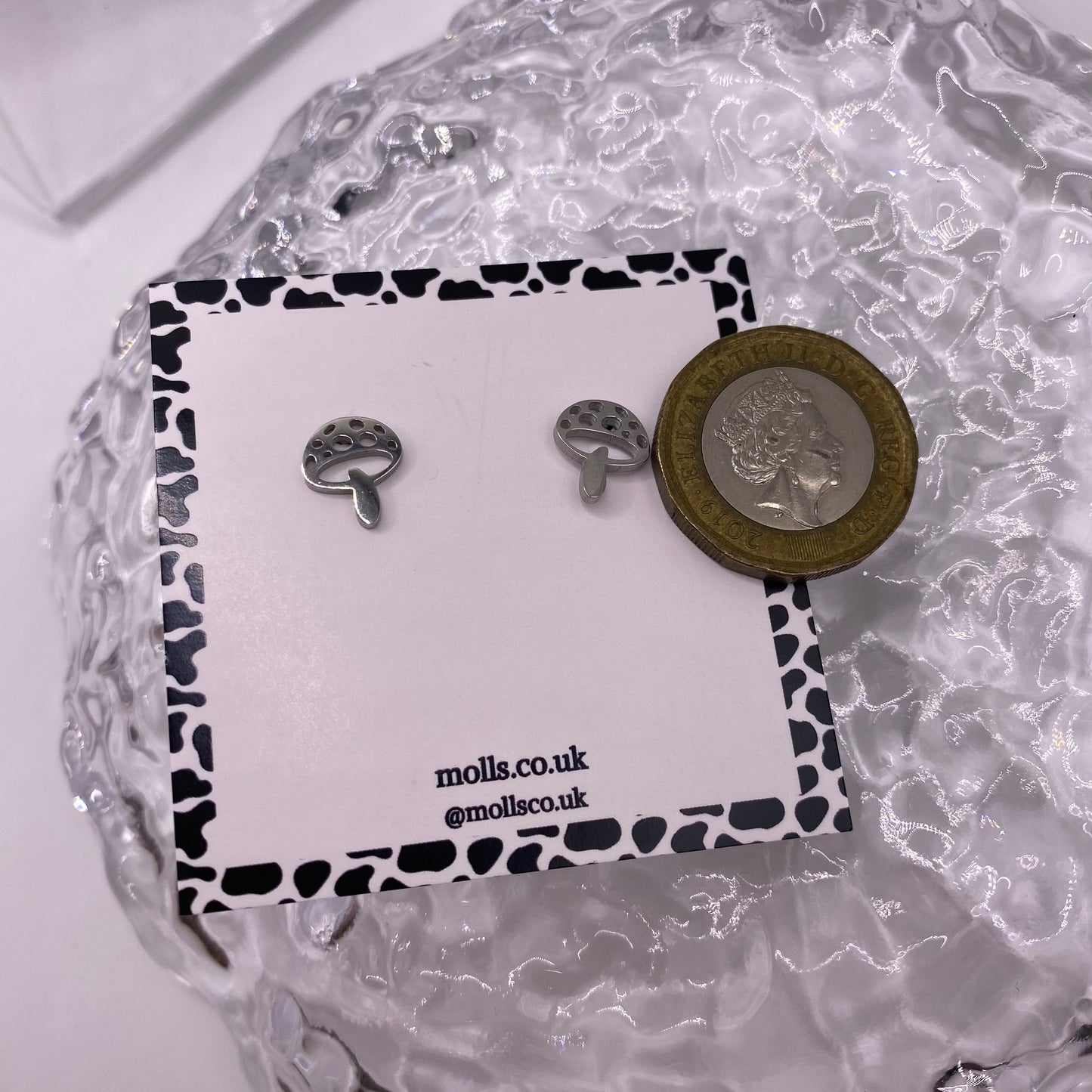 Mushroom Stud Earrings