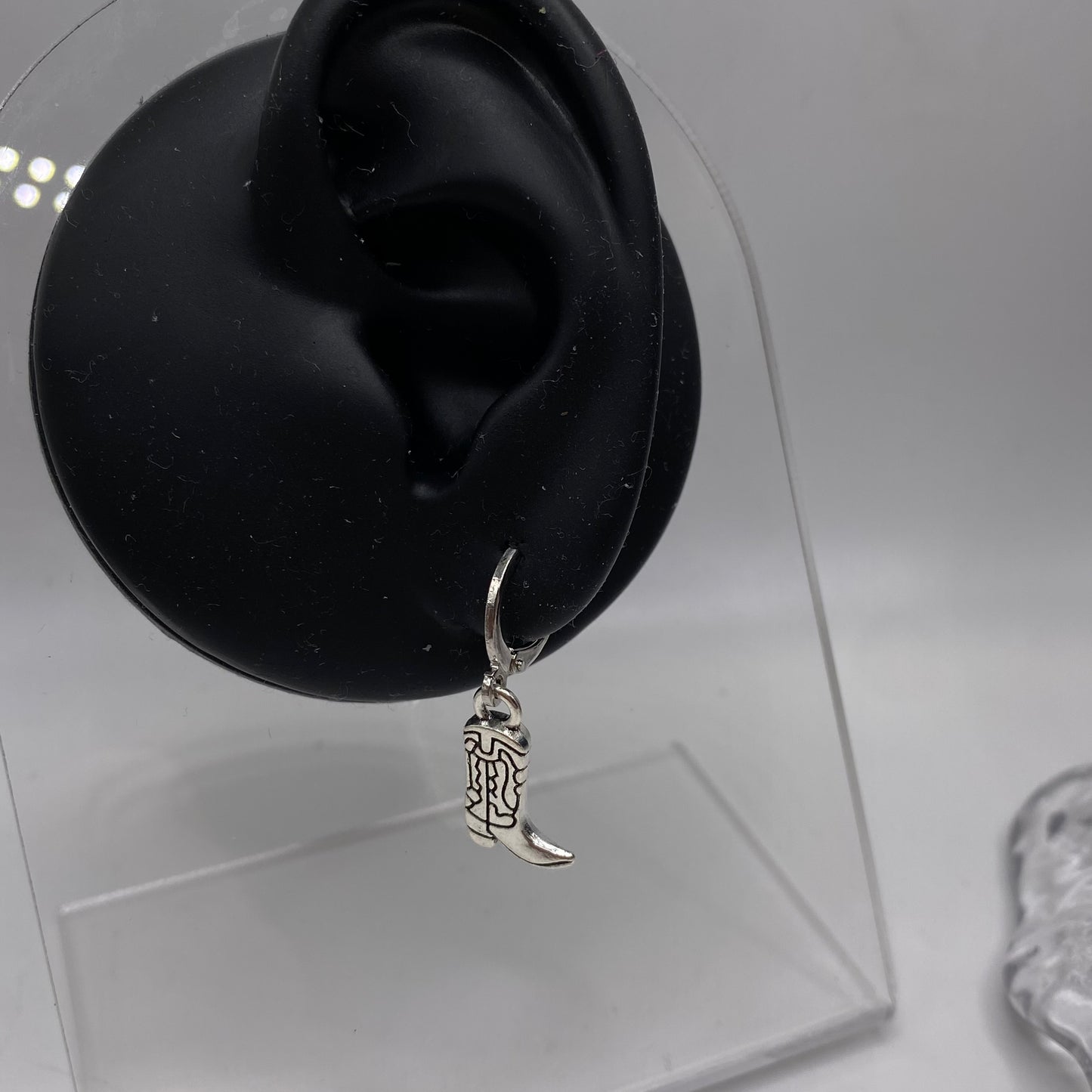 Cowboy Boot Huggie Hoop Earrings