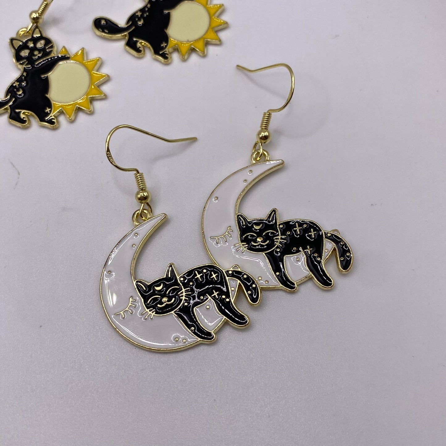 Self Care Cats Earrings