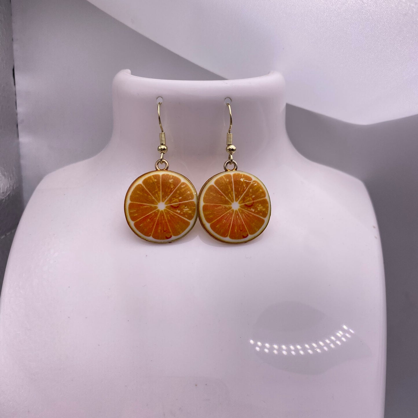 Orange Earrings