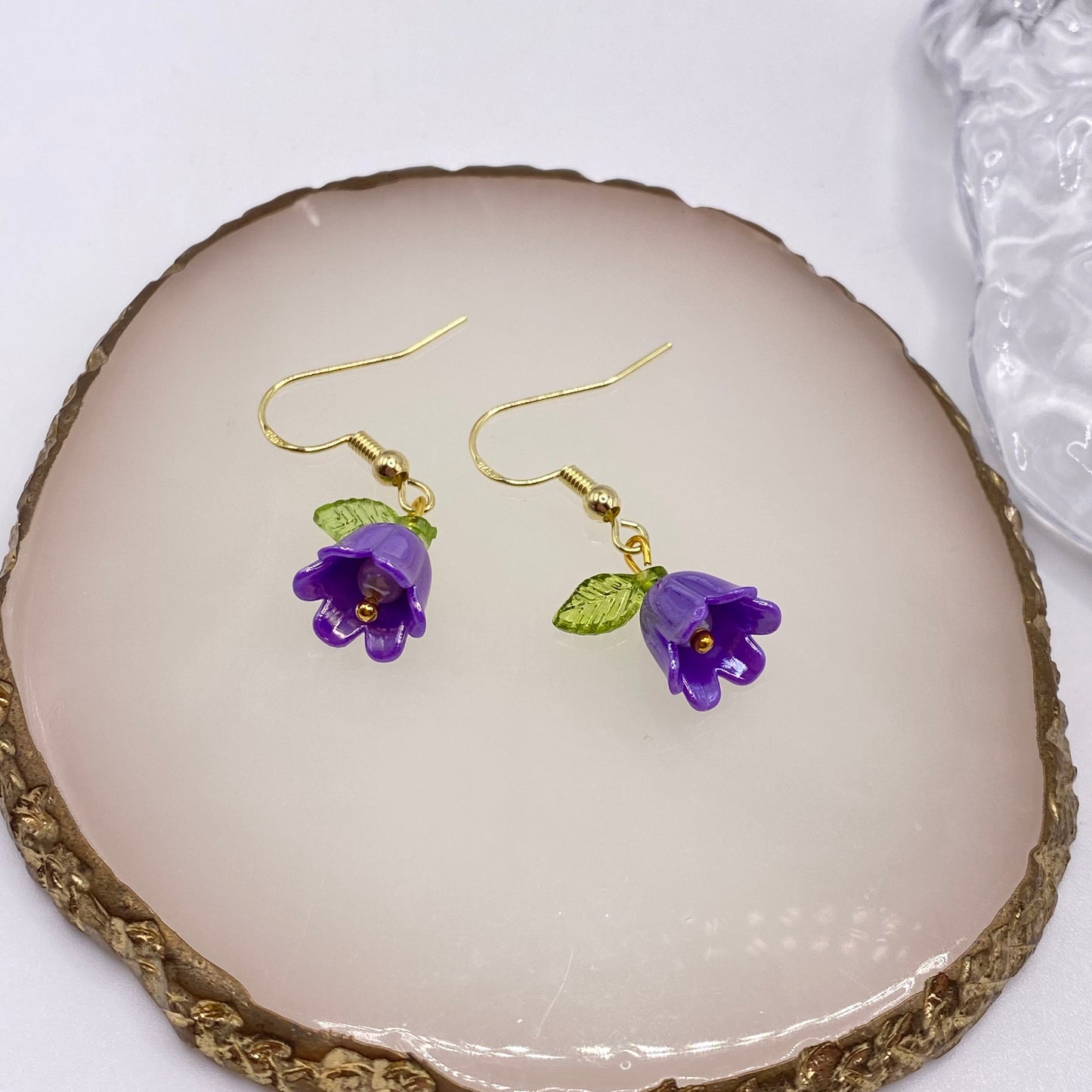Colourful Flower Tulip Earrings