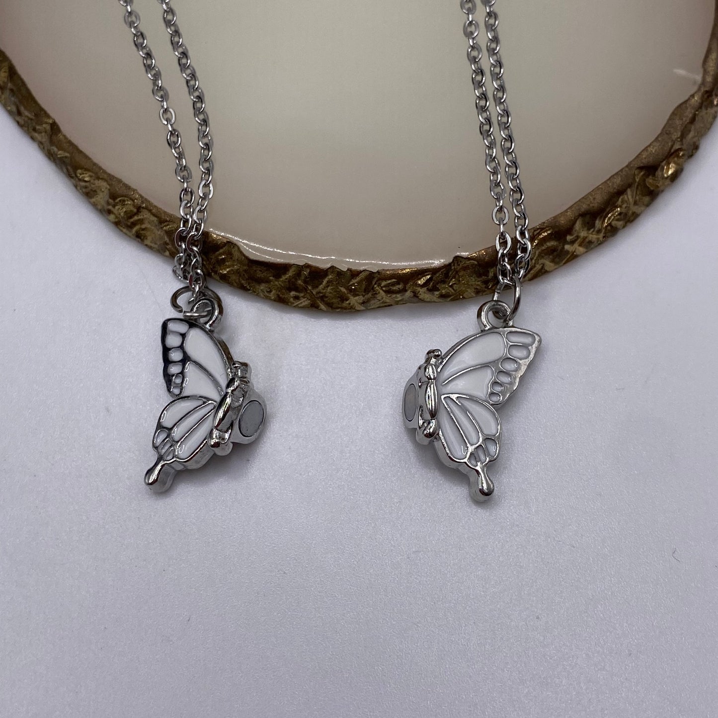 Butterfly Matching Magnetic Necklaces
