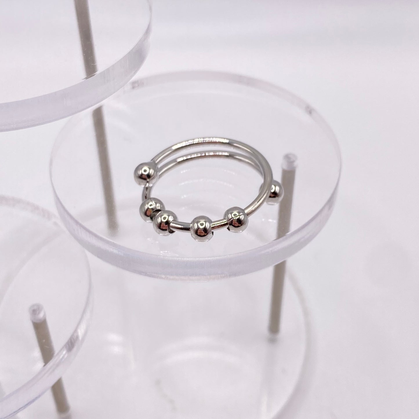 Anxiety Fidget Ring Moving Band