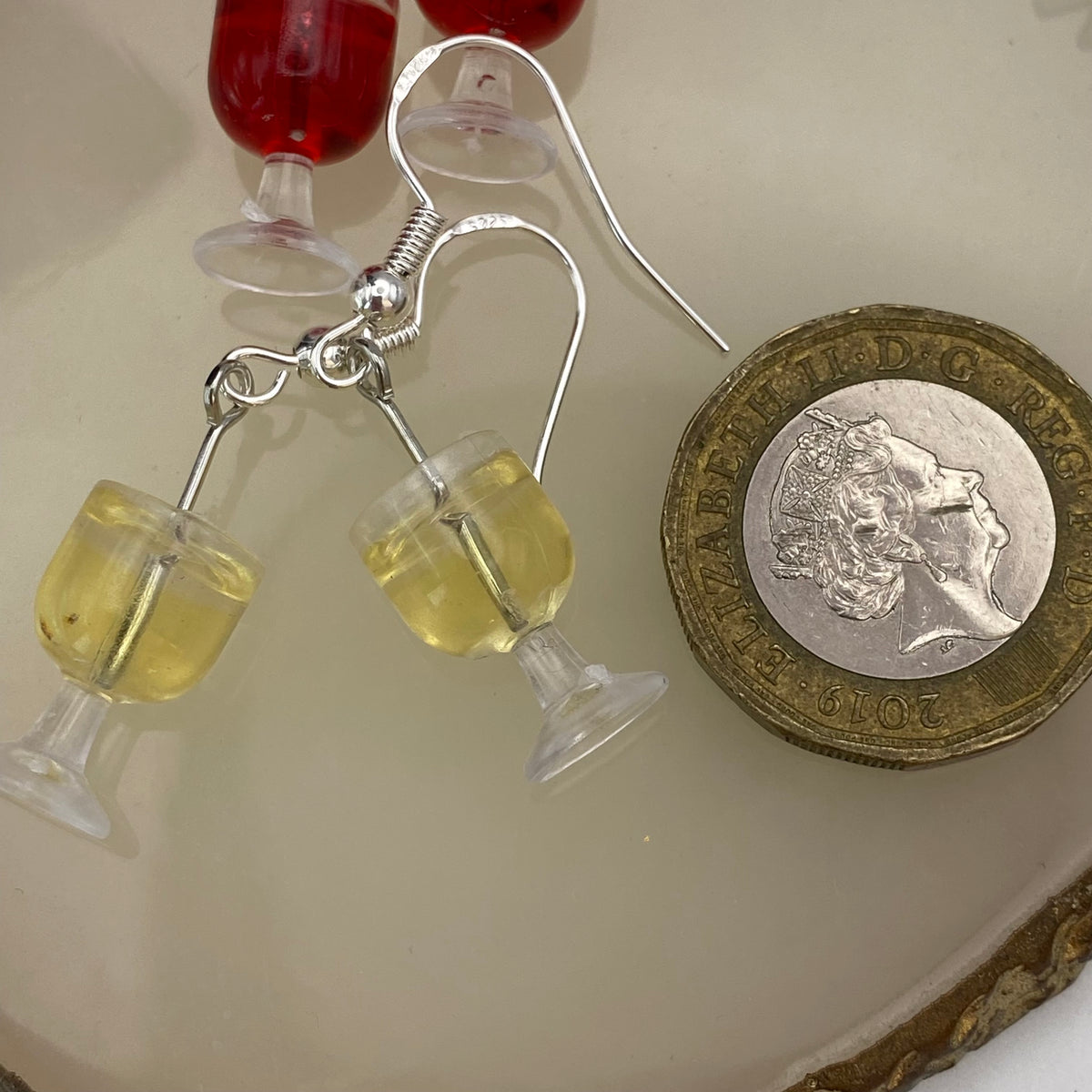 Wine Glass Earrings