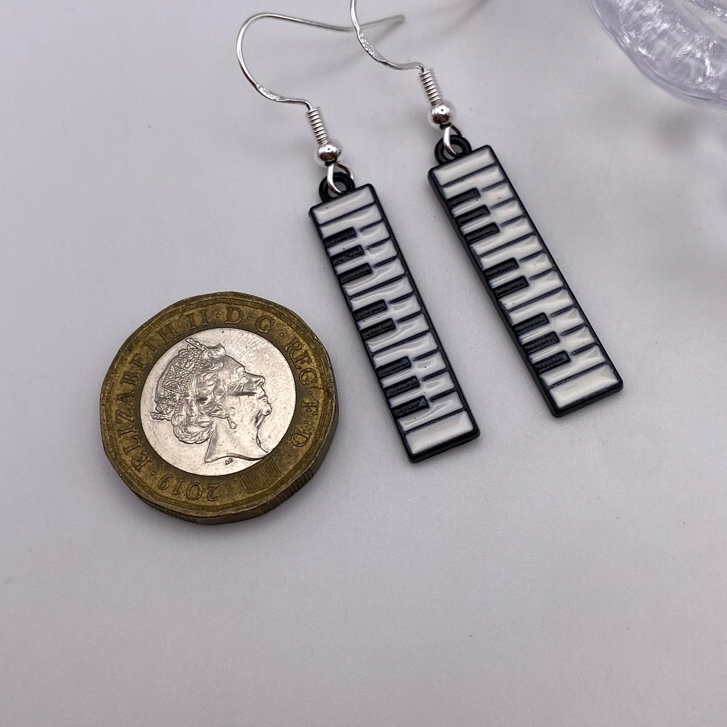 Piano Keyboard Earrings
