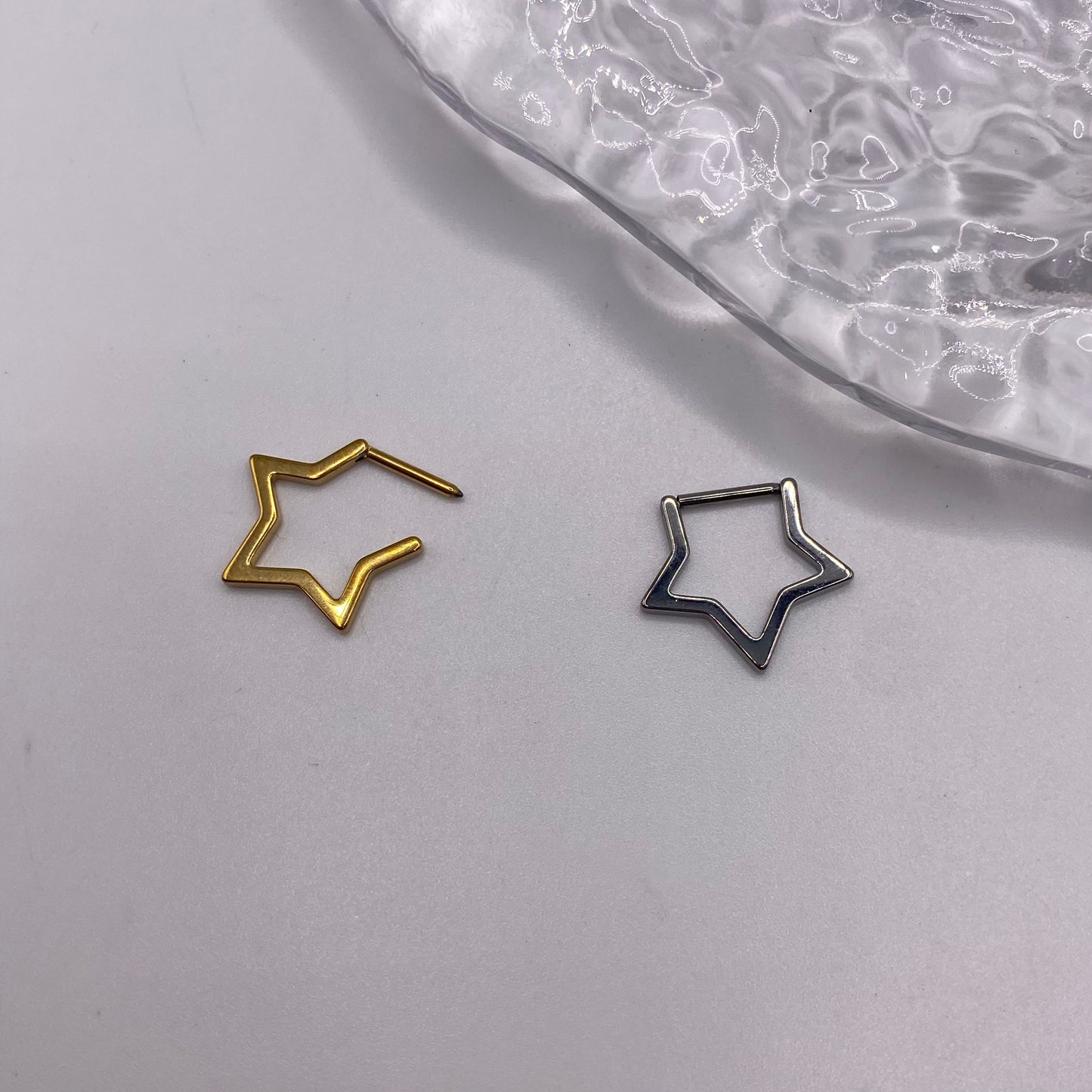 Star Shape Nose Septum Hoop Ring