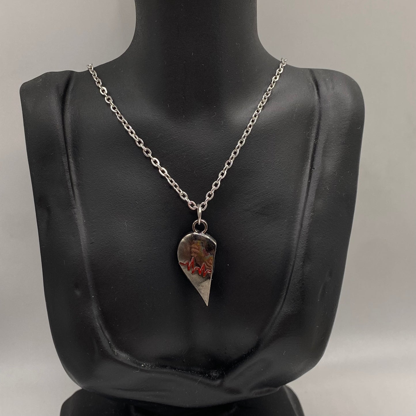 Heartbeat Matching Magnetic Necklaces