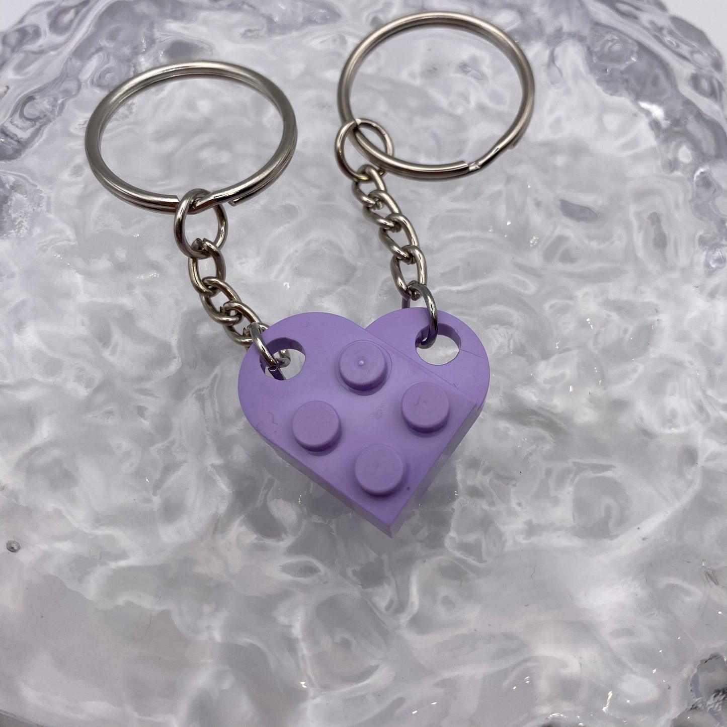 Brick Heart Keyrings