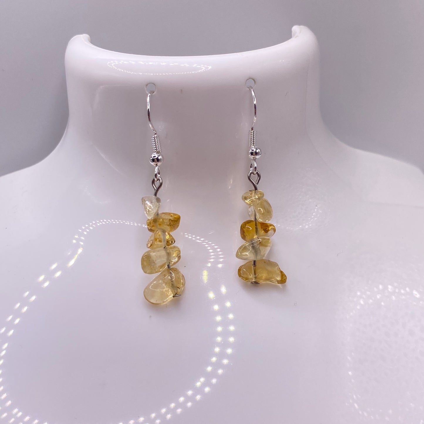 Citrine Crystal Earrings