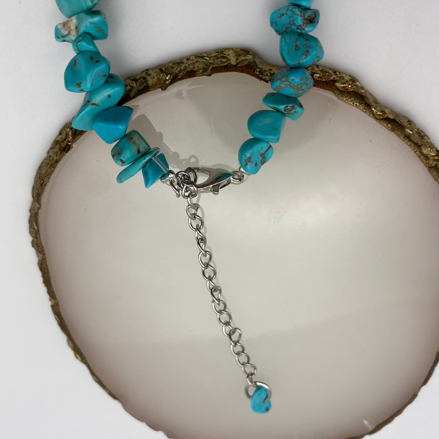 Blue Howlite Crystal Bracelet