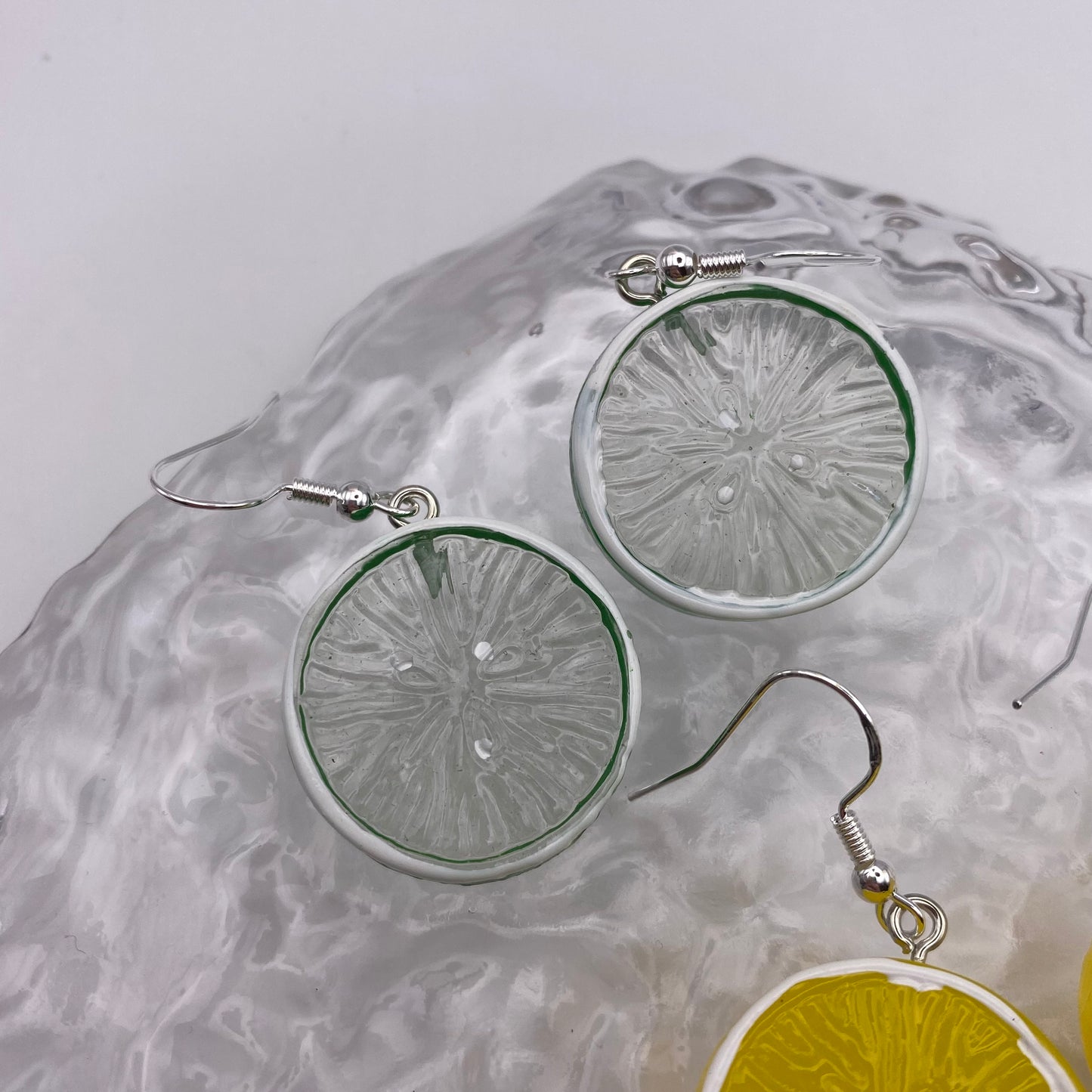 Full Fruit Slice Earrings