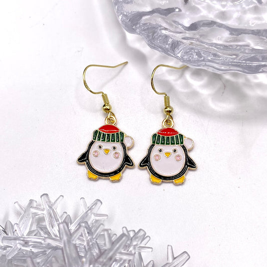 Penguin Earrings