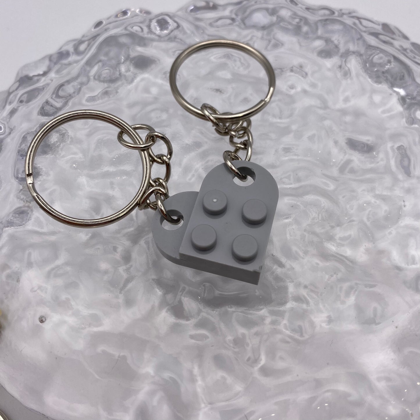 Brick Heart Keyrings