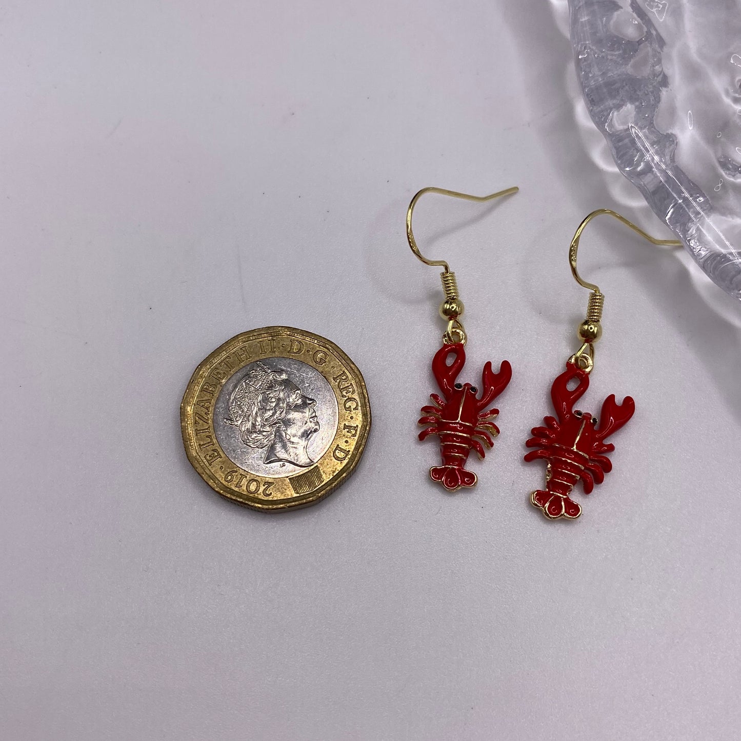 Gold Lobster Earrings