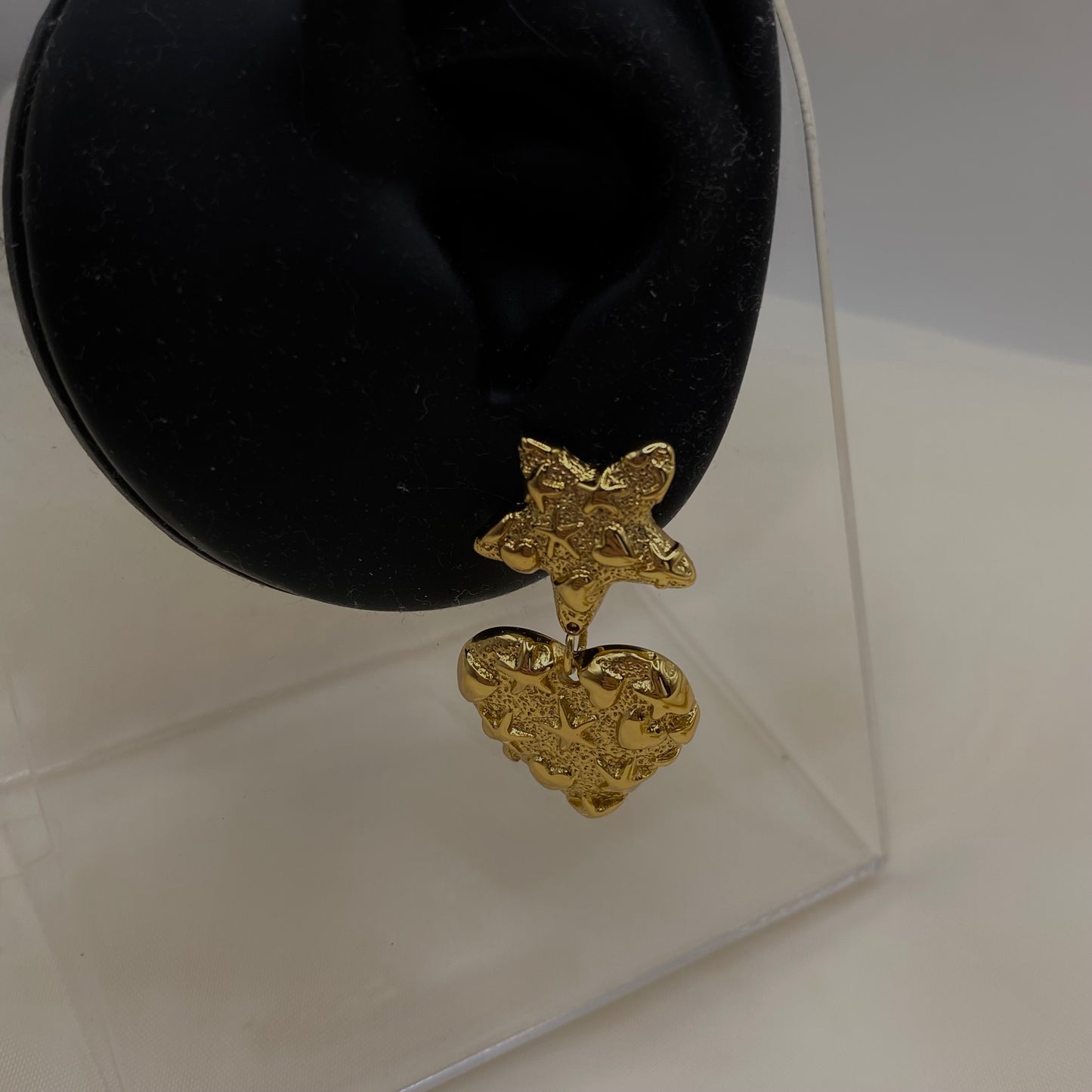 Dangly Starfish Love Stud Earrings