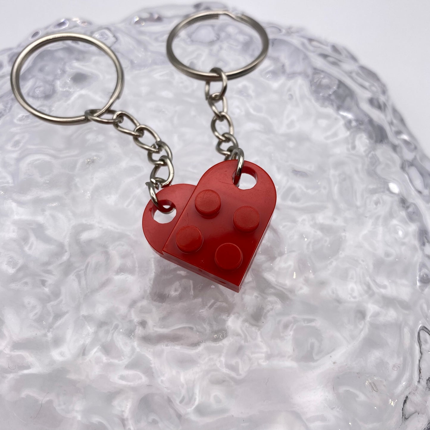 Brick Heart Keyrings