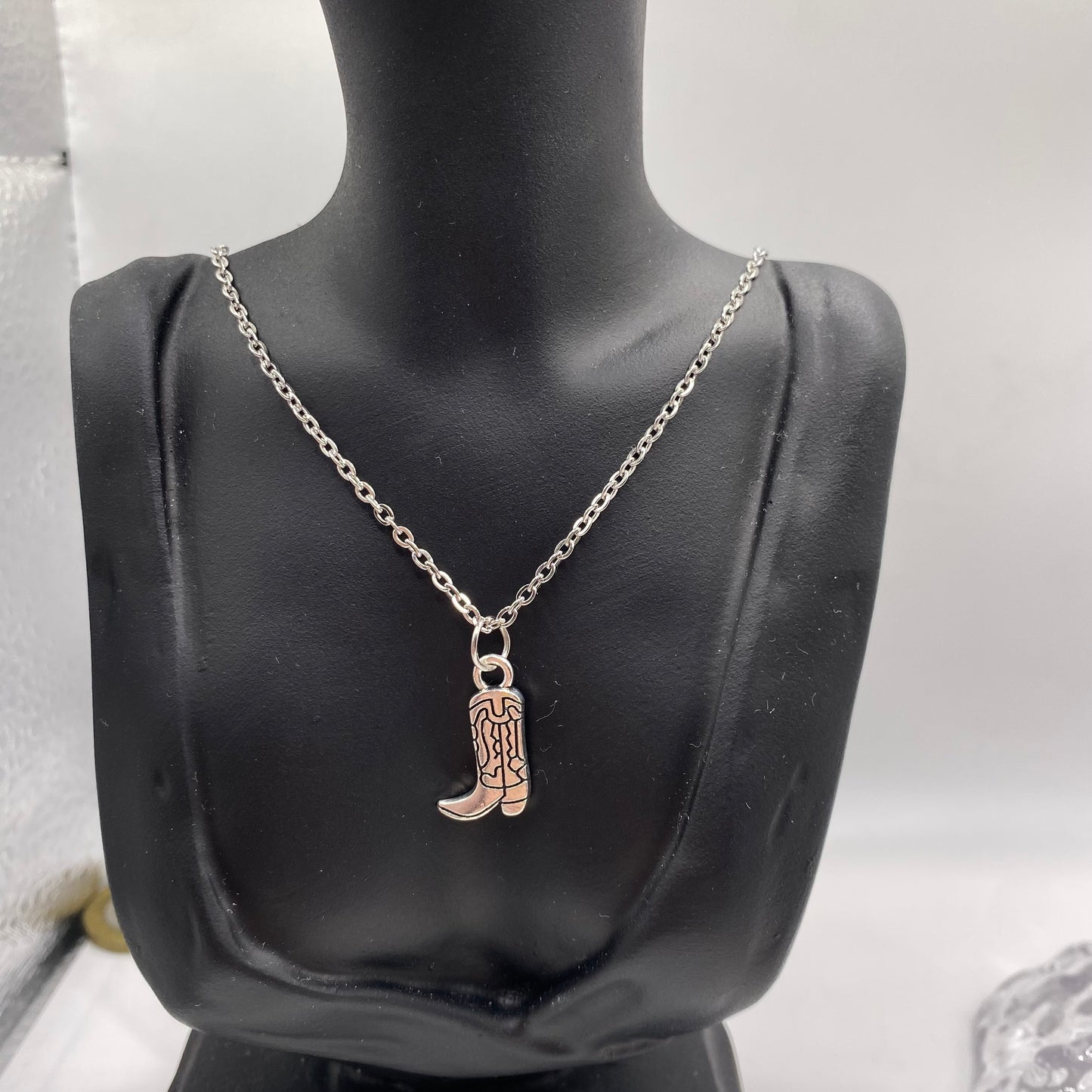 Cowboy Boot Necklace