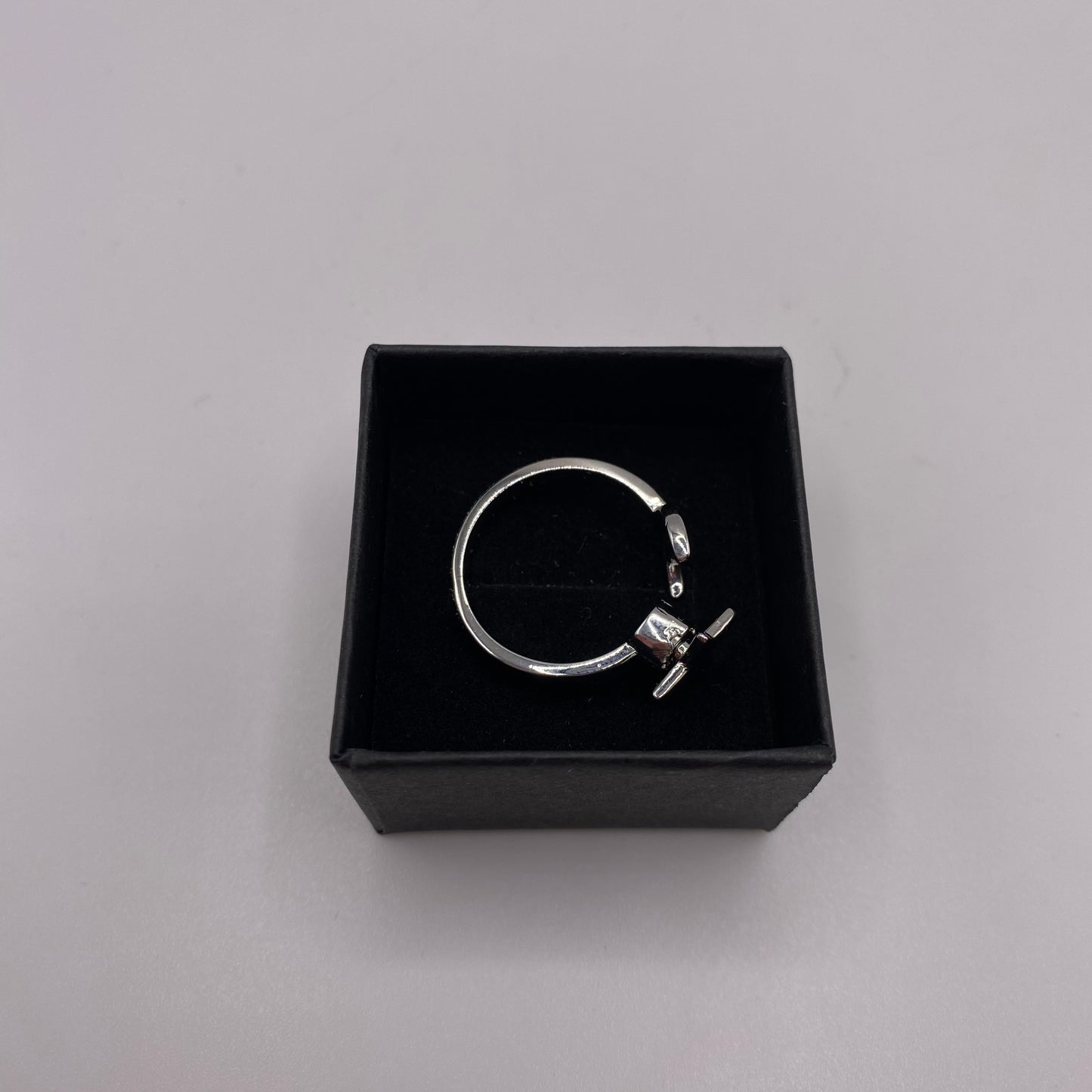 Moon and Star Fidget Ring