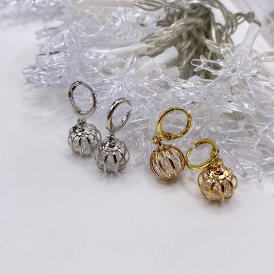 Bauble Huggie Hoop Earrings