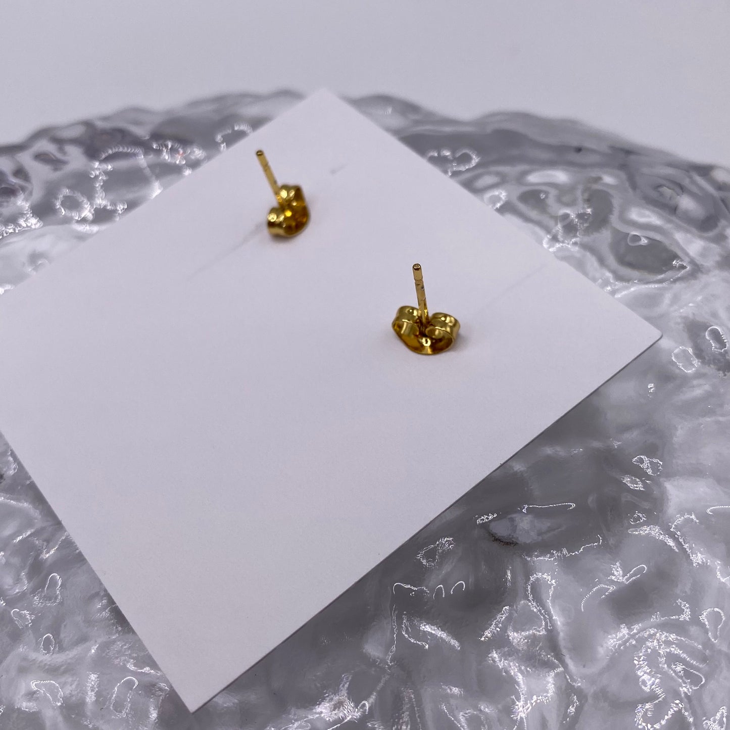 Pearl Heart Stud Earrings