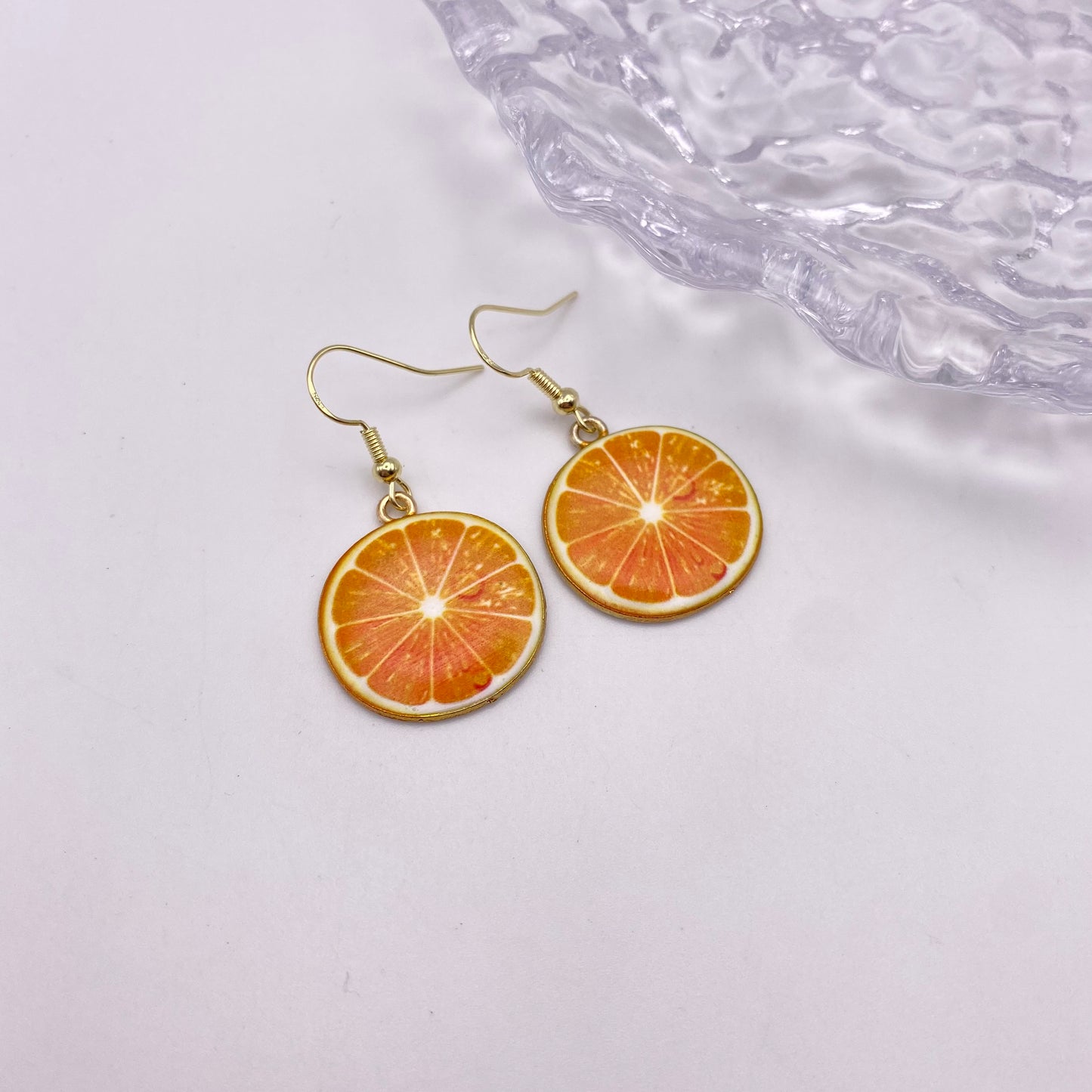 Orange Earrings