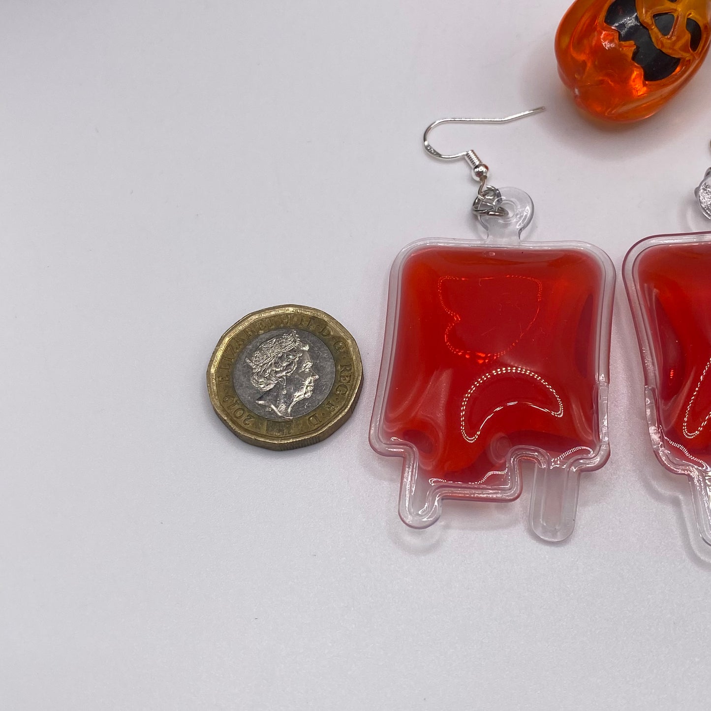 Blood Bag Earrings
