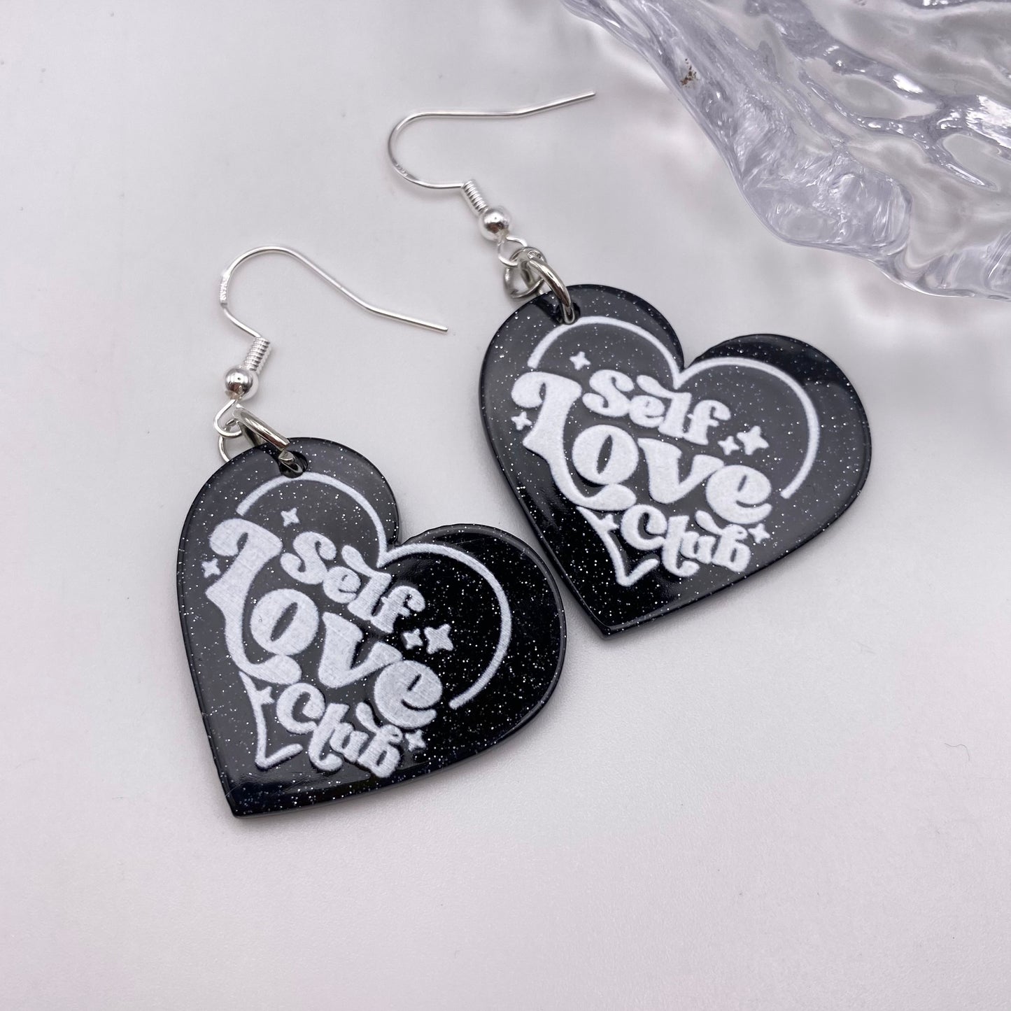 Self Love Club Heart Earrings