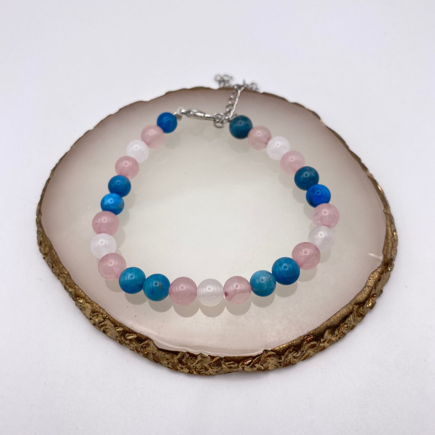 Round Rainbow Crystal Bracelets