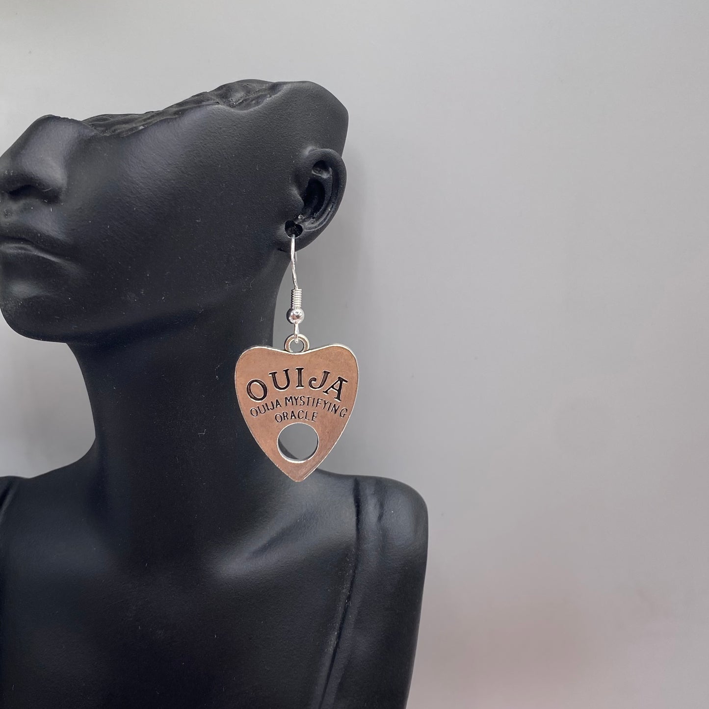 Ouija Planchette Pointer Earrings