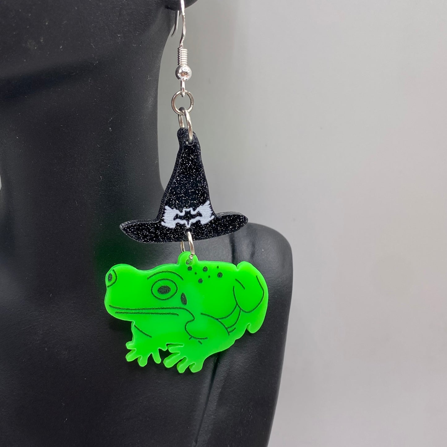 Witch Frog Earrings