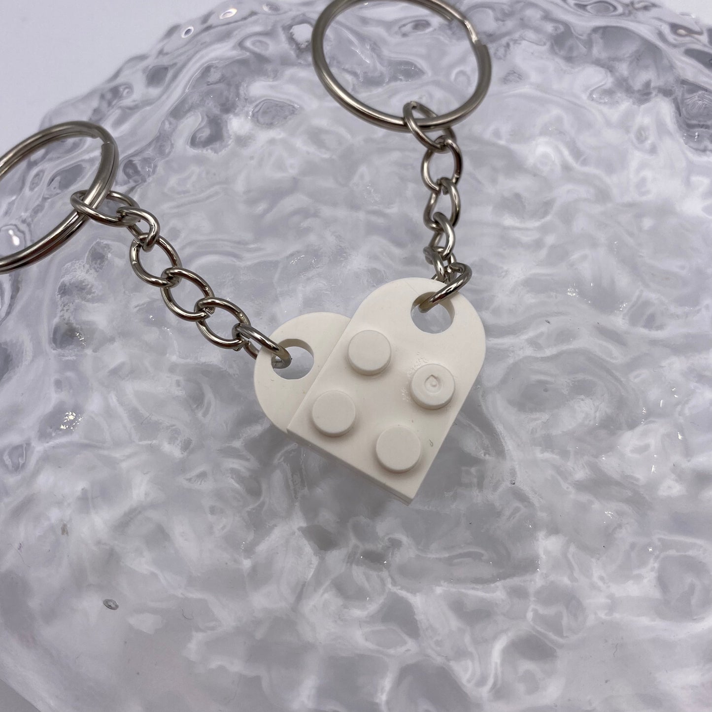 Brick Heart Keyrings