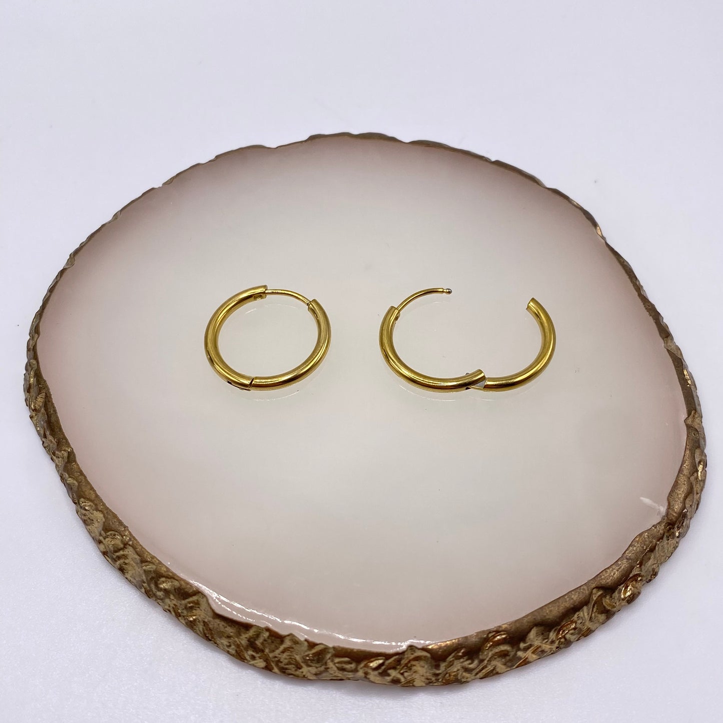 Plain Minimalistic Hoop Earrings