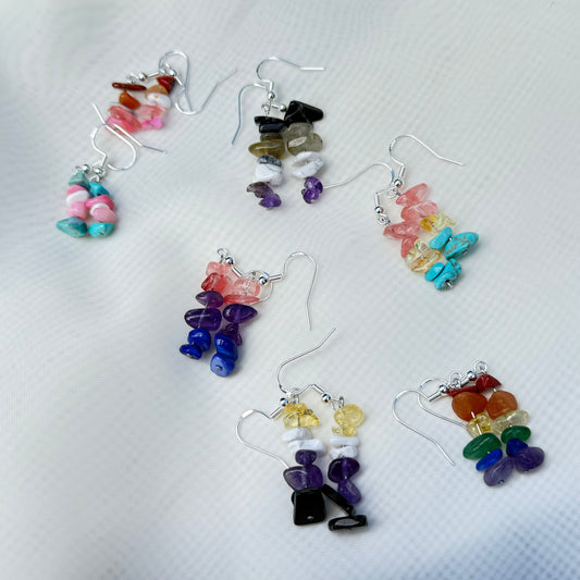 Rainbow Crystal Earrings