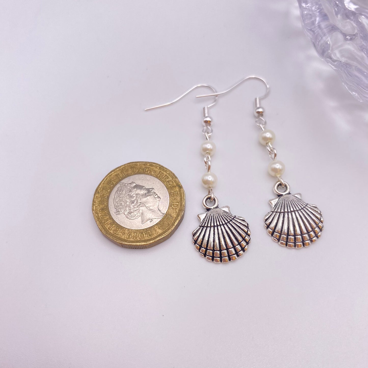 Pearl Shell Drop Earrings