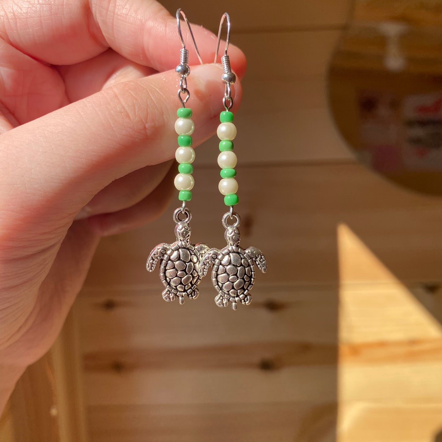 Turtle Drop Earrings