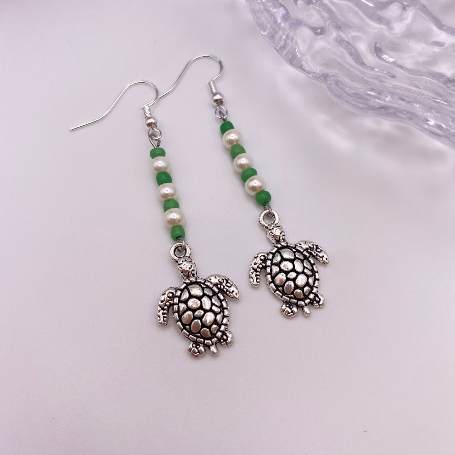 Turtle Drop Earrings