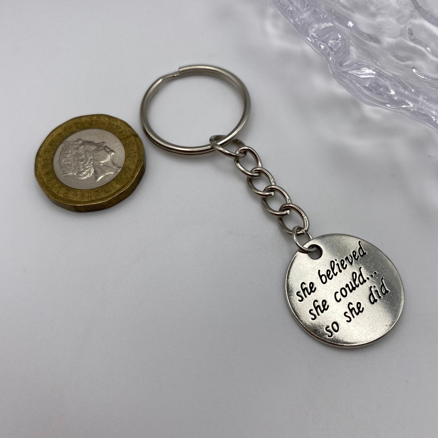 ‘She Believed She Could So She Did’ Keyring