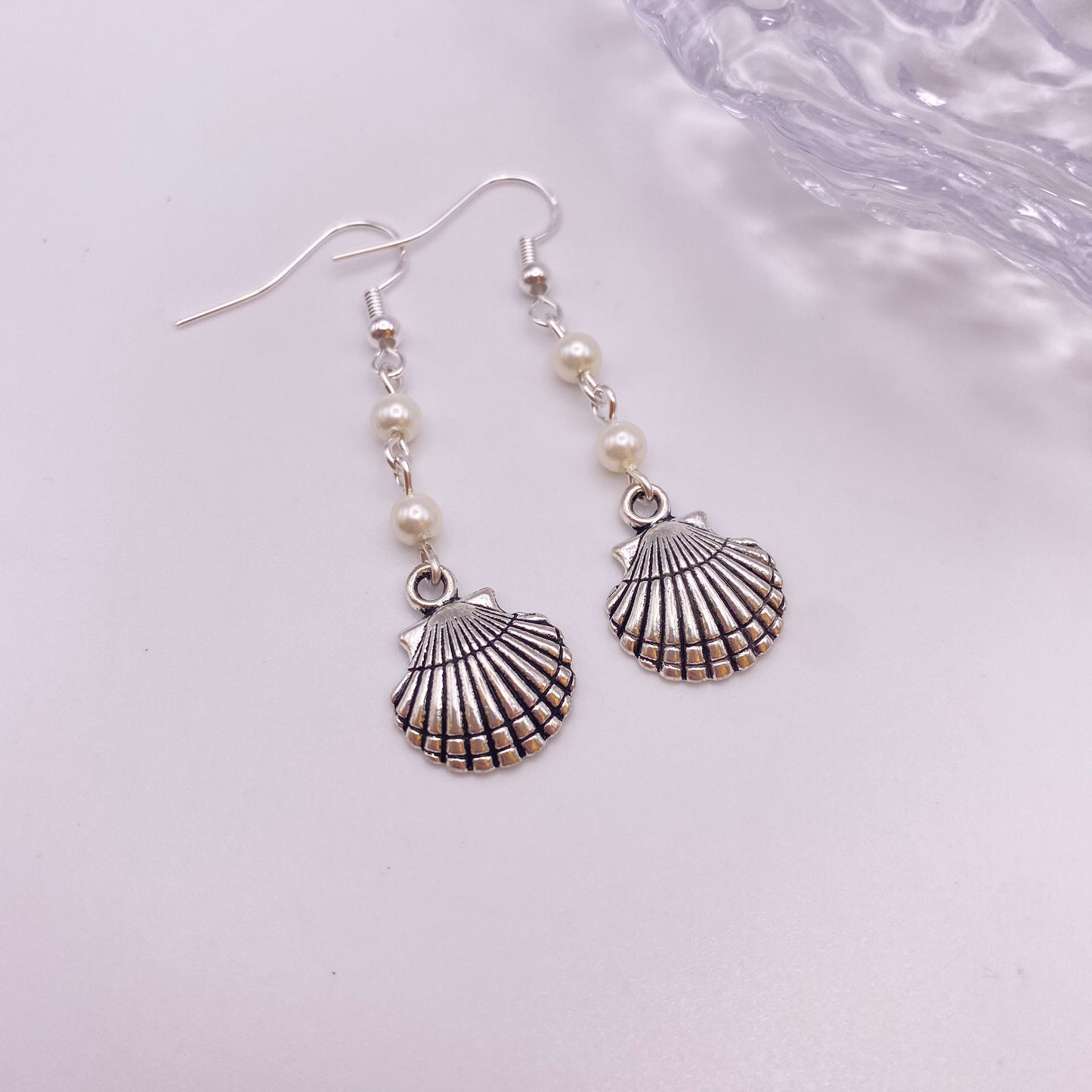 Pearl Shell Drop Earrings