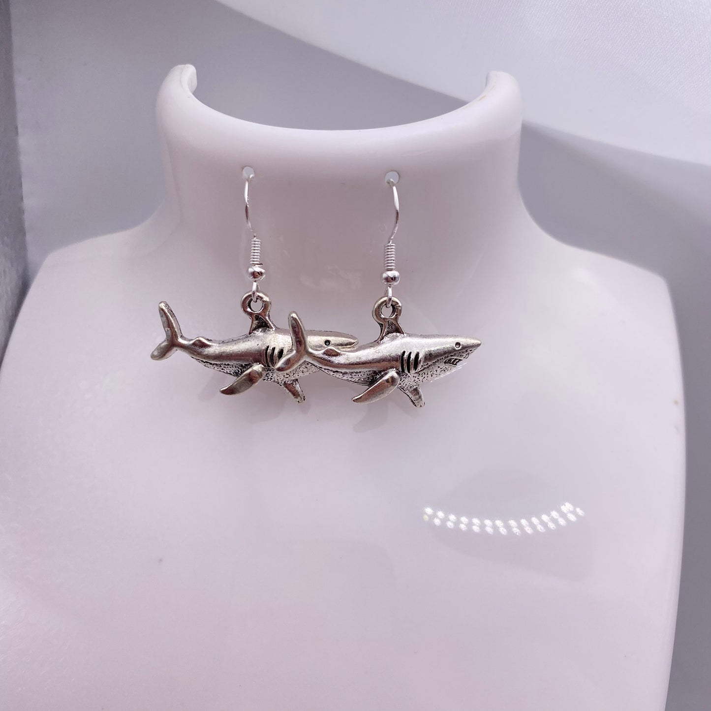 Big Shark Earrings