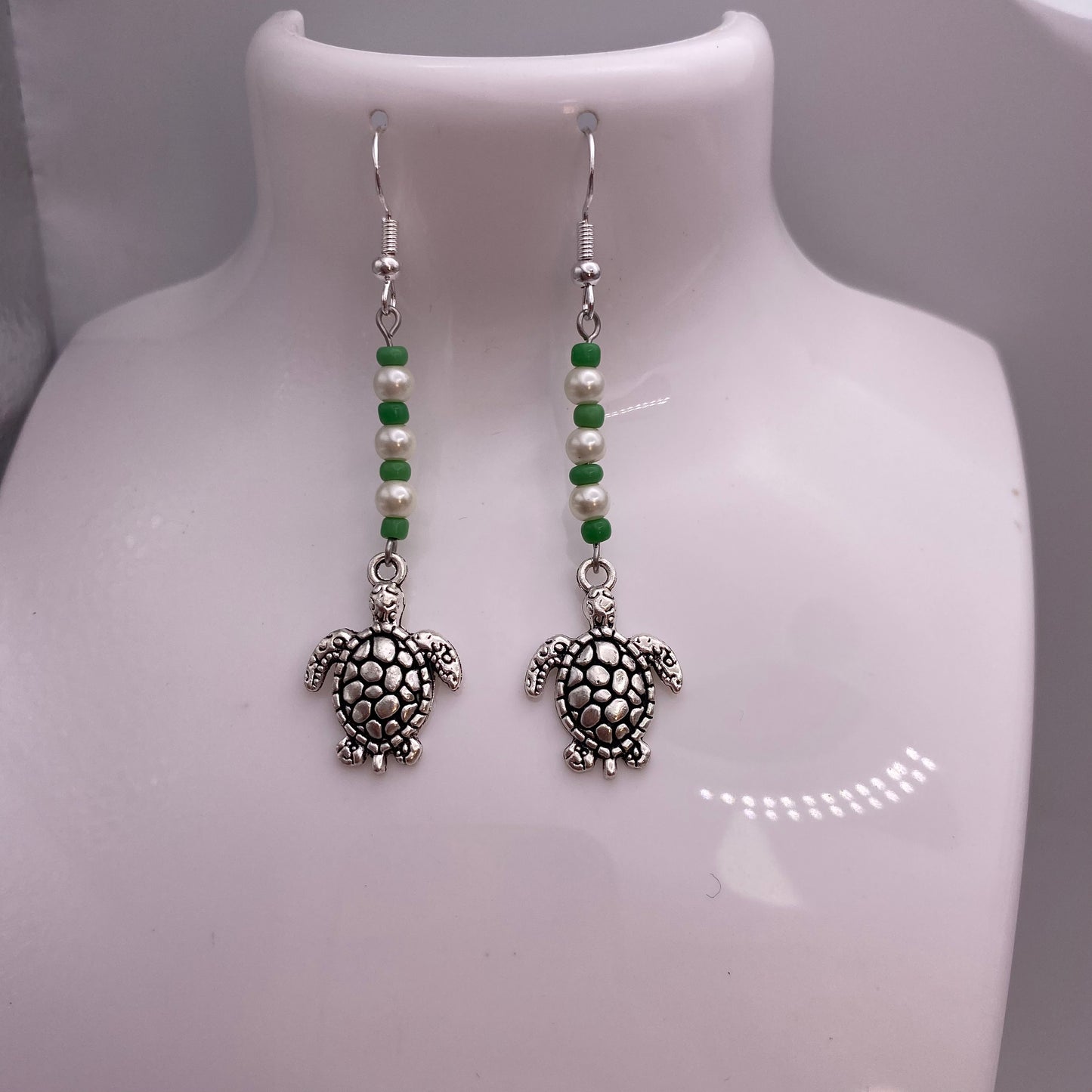 Turtle Drop Earrings