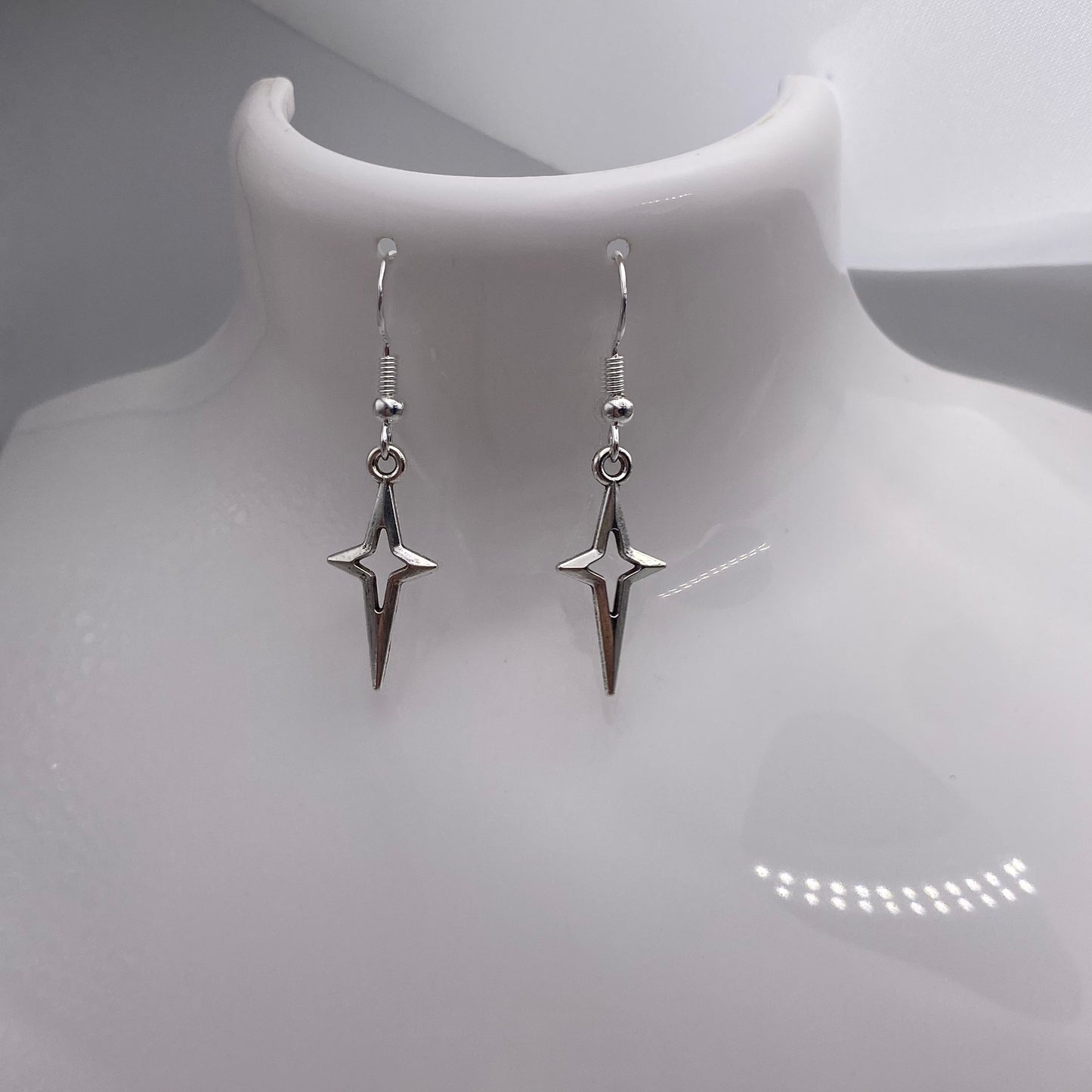 Pointed Star Earrings