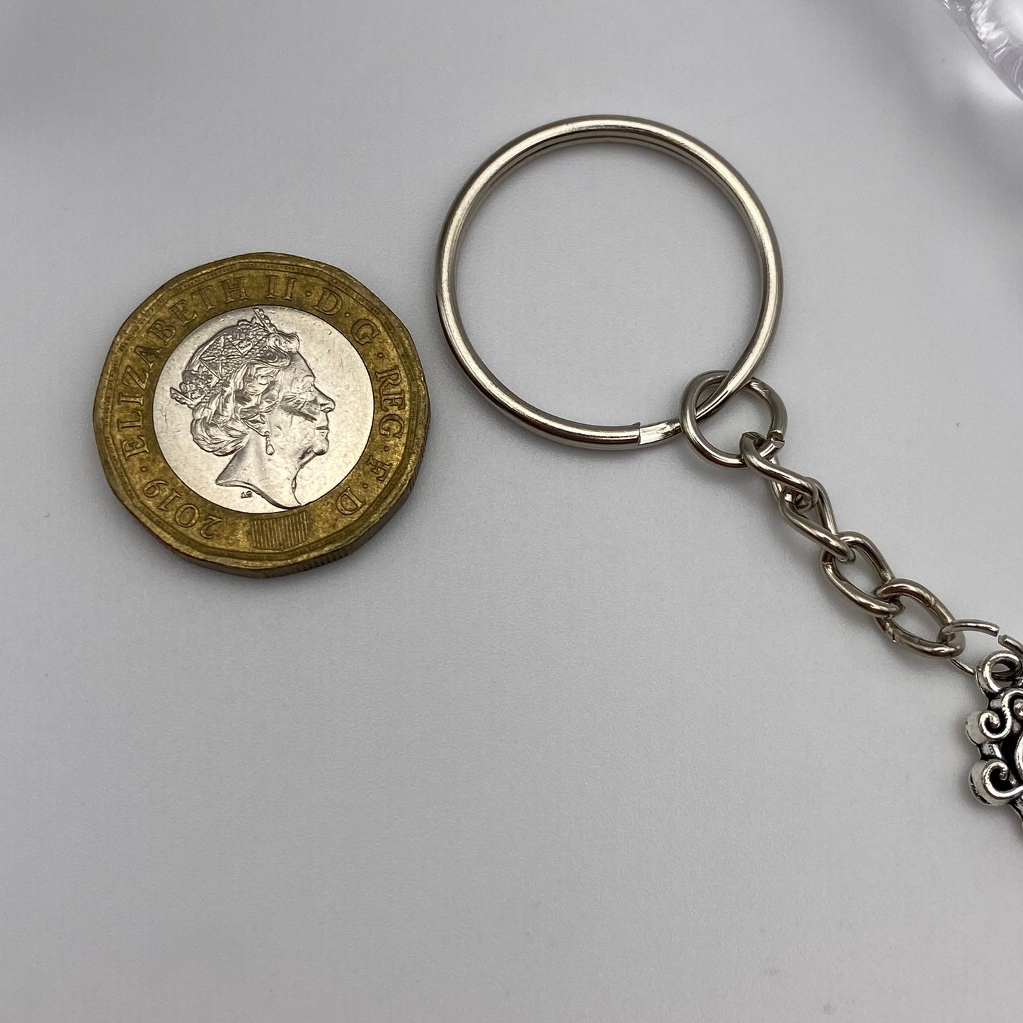 Music Notes Keyring