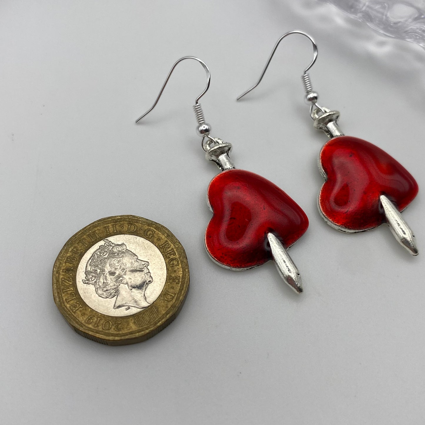 Stabbed Through The Heart Earrings